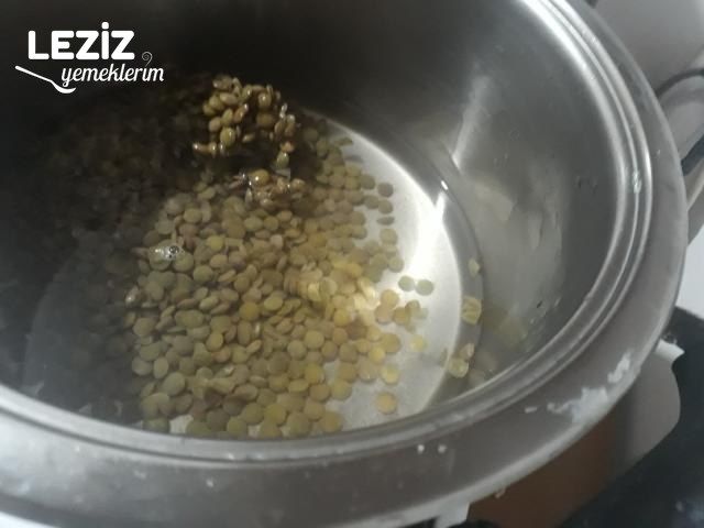 Tereyağlı Yeşil Mercimekli Bulgur Pilavı