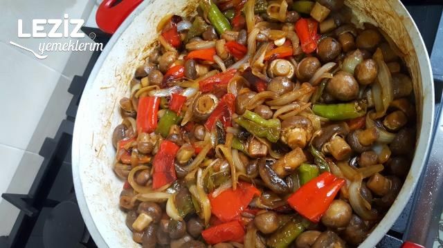 Zeytinyağlı Çin Usulü Mantar Sote