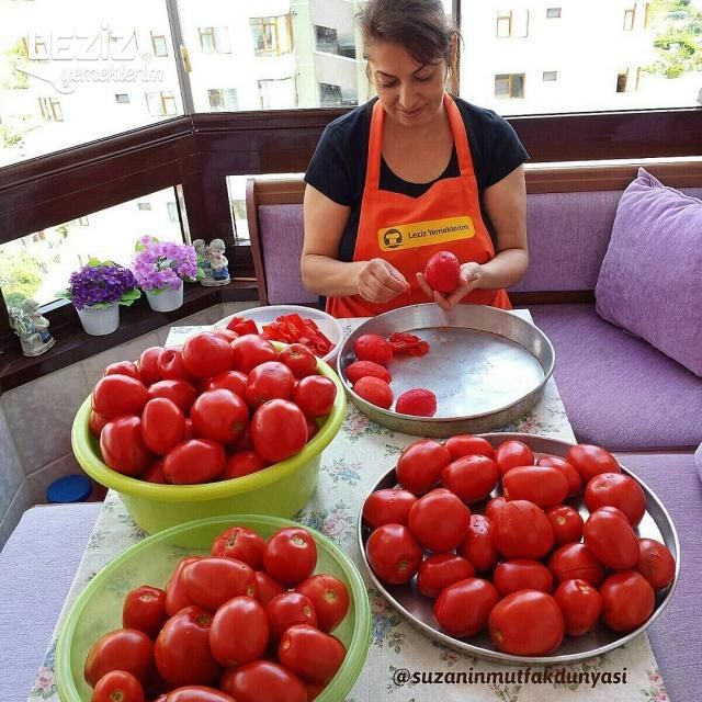 Kışlık Domates Sosu Konservesi