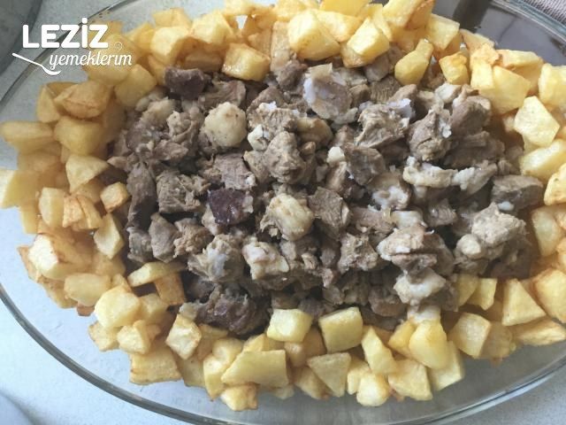 Fırında Patatesli Kavurma