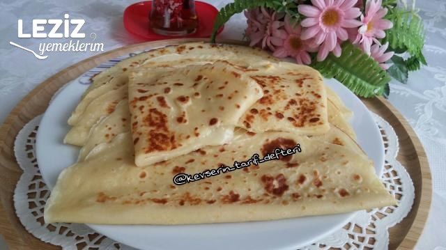 Kahvaltıya Enfes Kaşarlı Krepler