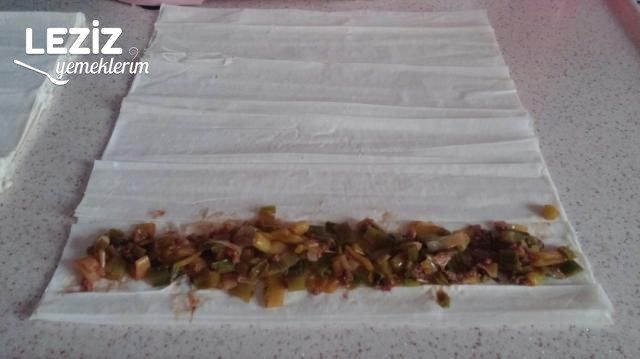 Çıtır Çıtır Kıymalı Pırasalı Börek