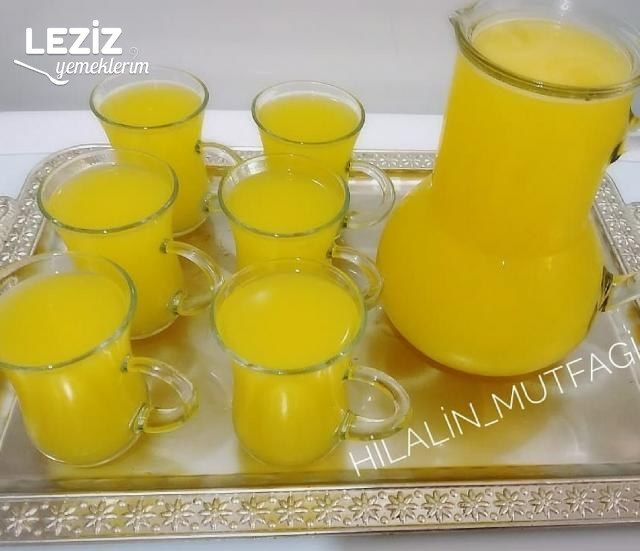 Buz Gibi Limonata (2 Portakal 1 Limon İle)