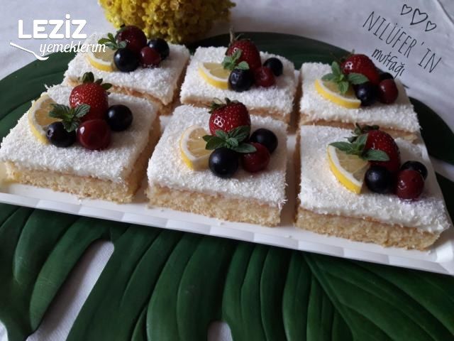 Limonlu Kremalı Kek