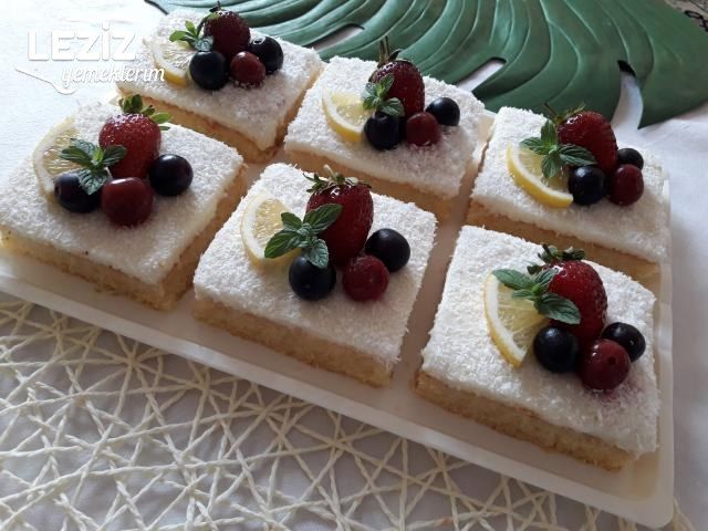 Limonlu Kremalı Kek