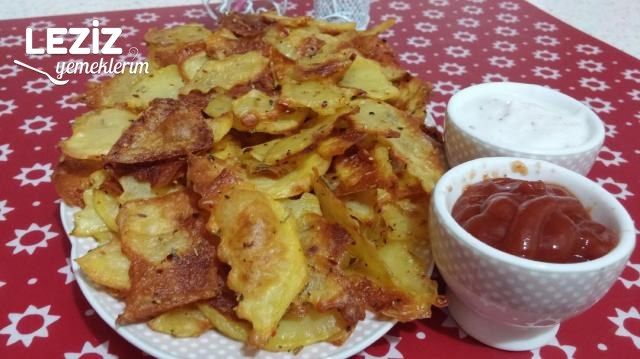 Fırında Baharatlı Patates Cipsi - Leziz Yemeklerim