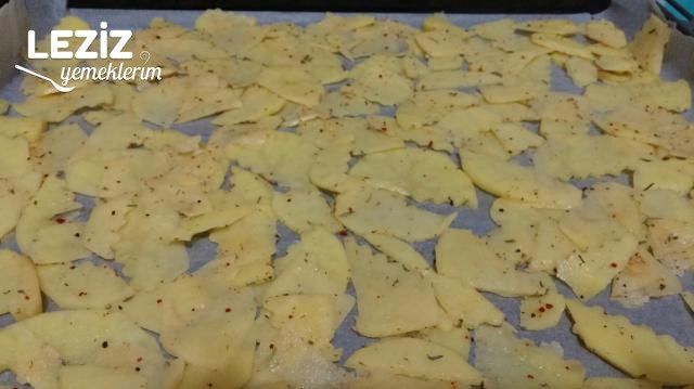 Fırında Baharatlı Patates Cipsi