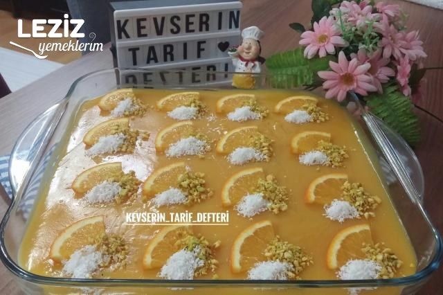 Etimekli Portakal Soslu Enfes Tatlı