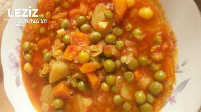 10 Dakikada Bezelye Yemeği