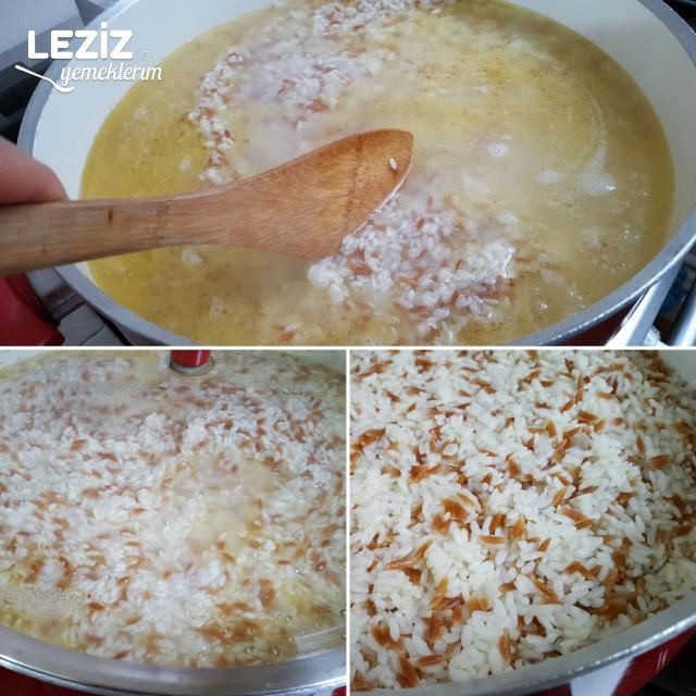 Islatmadan Parlak Ve Tane Tane Pirinç Pilavı