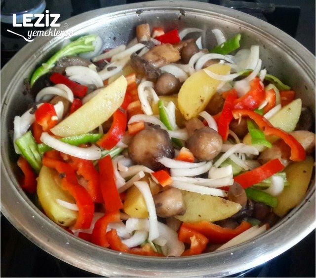 Patatesli Mantar Kavurması