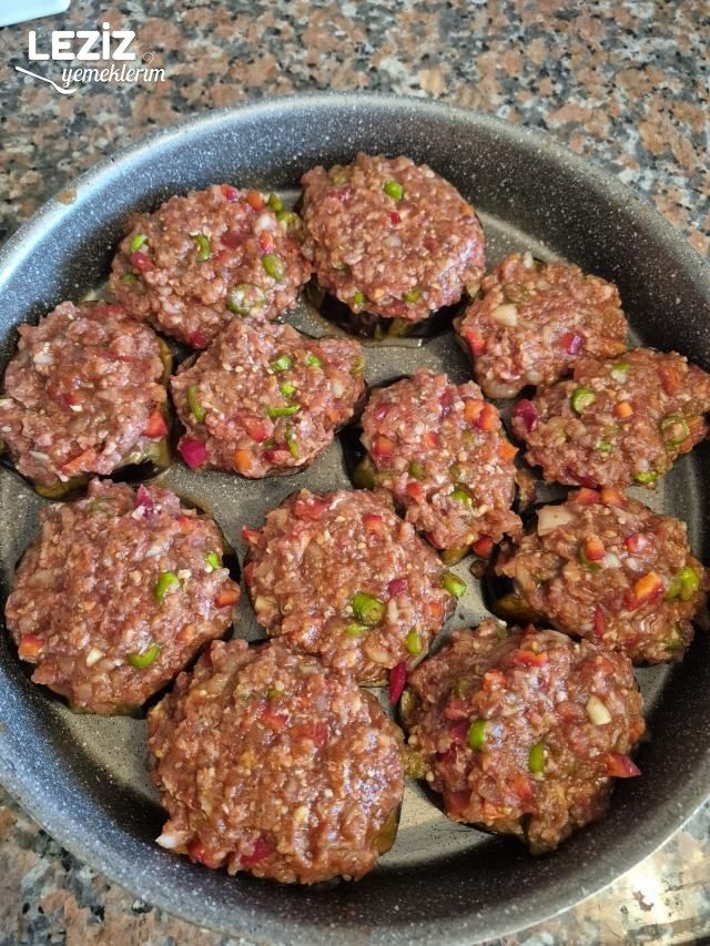 Lahmacun İçli Bostan Patlıcan Yemeği