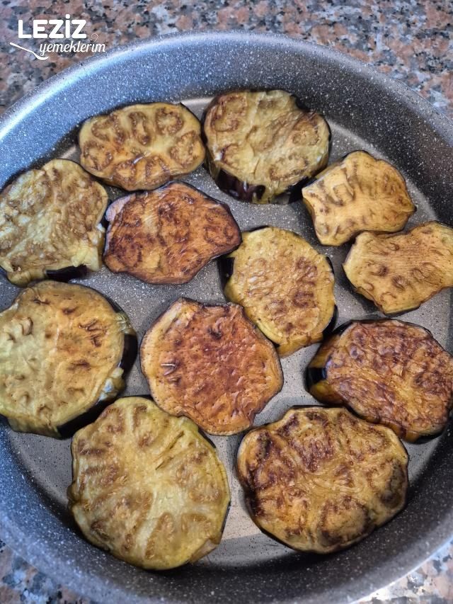 Lahmacun İçli Bostan Patlıcan Yemeği