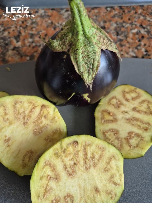 Lahmacun İçli Bostan Patlıcan Yemeği