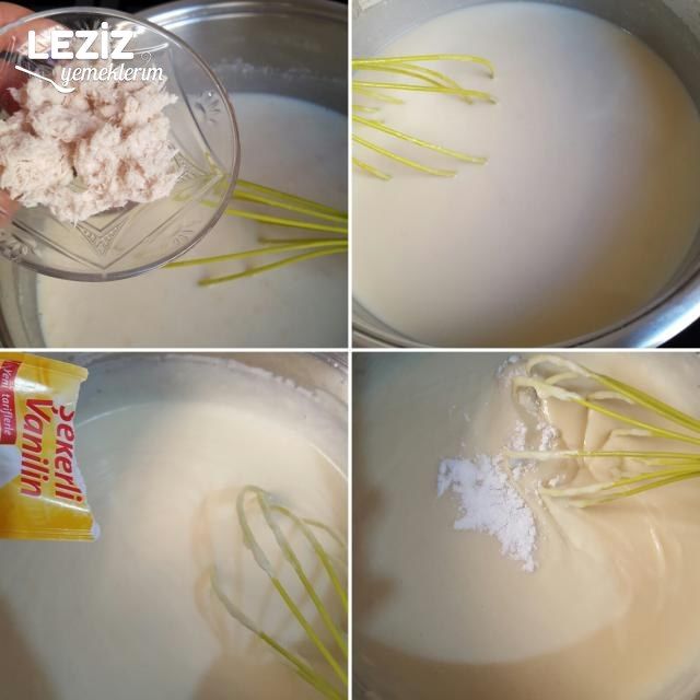 Orjinal Pastane Usulü Tavuk Göğsü Tatlısı (Yok Böyle Bir Lezzet)
