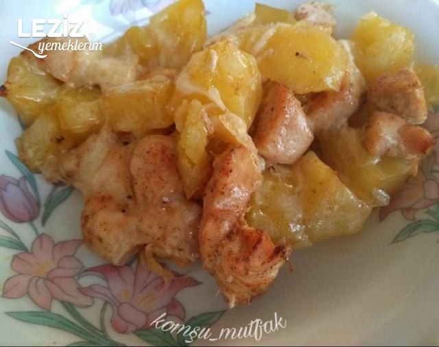 Fırında Tavuk Patates Yemeği