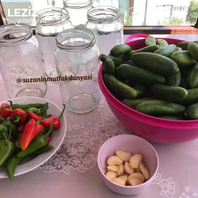 Pratik Turşu (Salatalık, Acı Biber)