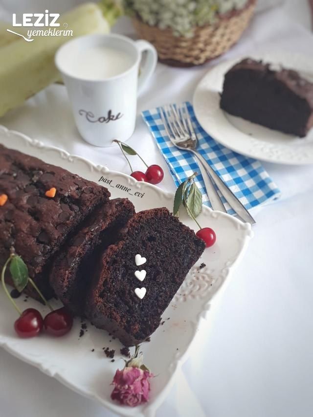 Kabaklı Kakaolu Kek Tarifi