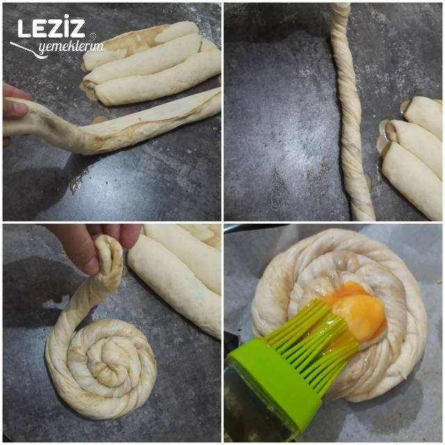 Pastane Usulü Tahinli Çörek