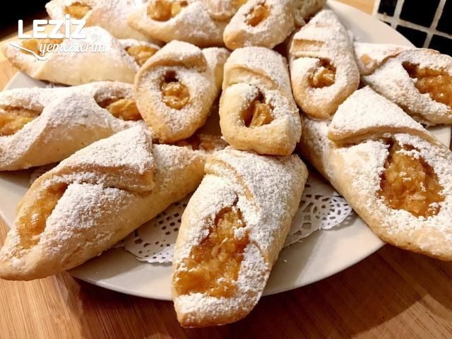 Margarinsiz Kek Gibi Yumuşacık Elmalı Kurabiye