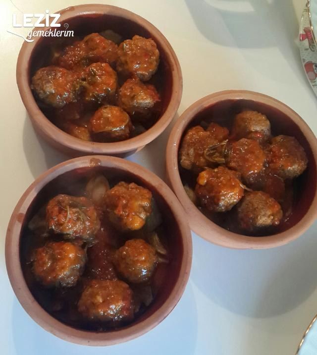 Güveçte Patatesli Köfte Tarifi