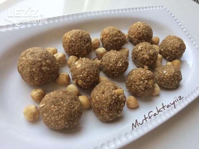 Sağlıklı Tatlı/tahin Topları (Şeker Yok)