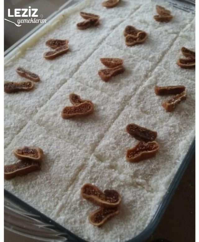 İncirli Muhallebili Pasta Leziz Yemeklerim