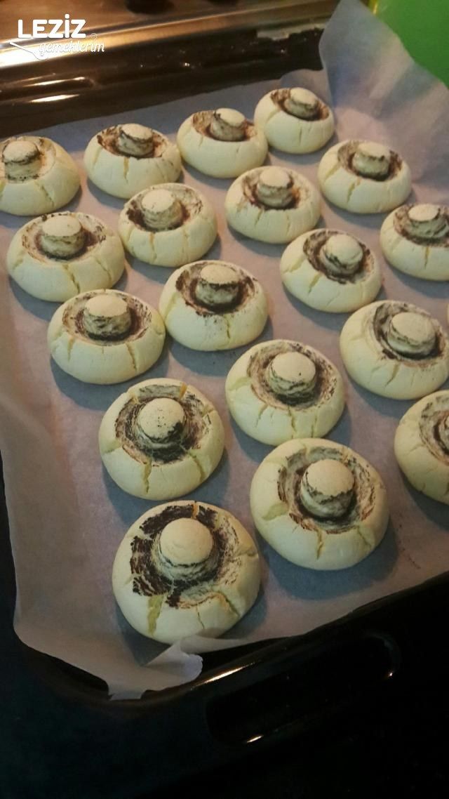 Mantar Görünümlü Kurabiye