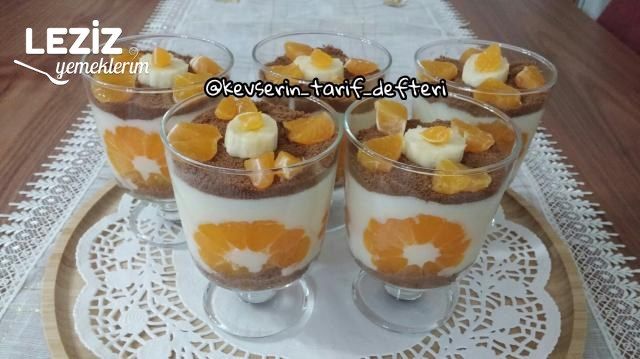 Mandalinalı Magnolia (Manolya) Tatlısı