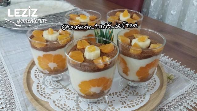 Mandalinalı Magnolia (Manolya) Tatlısı