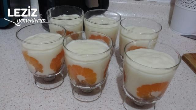 Mandalinalı Magnolia (Manolya) Tatlısı