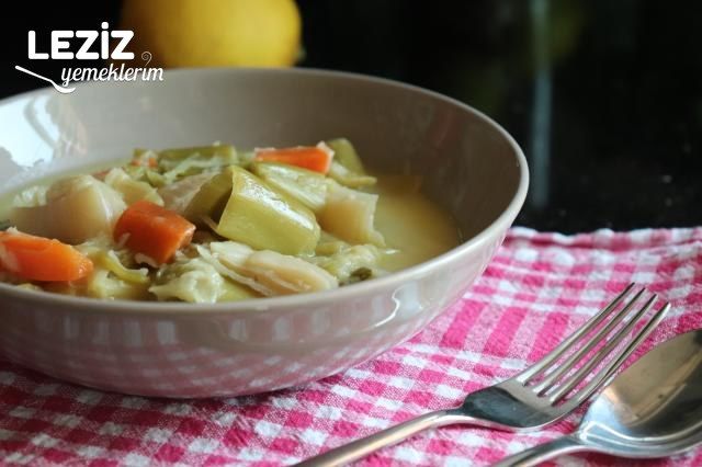 Zeytinyağlı Terbiyeli Pırasa Tarifi