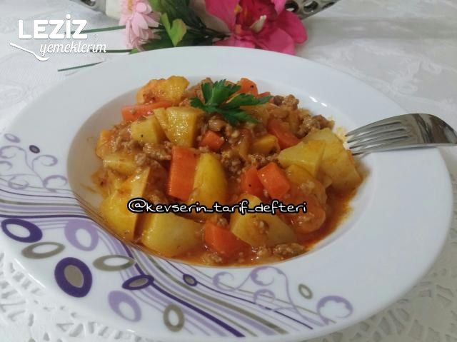 Kıymalı Patates Yemeği (Çok Pratik)