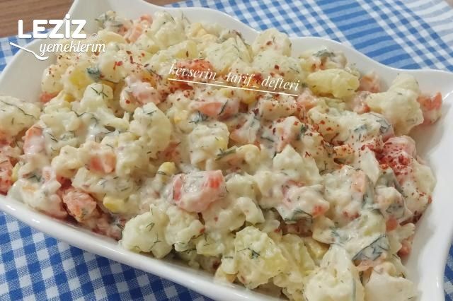 Patatesli Havuçlu Karnabaharlı Salata