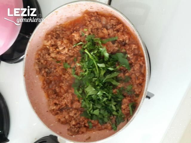 Kıymalı Soslu Gül Böreği