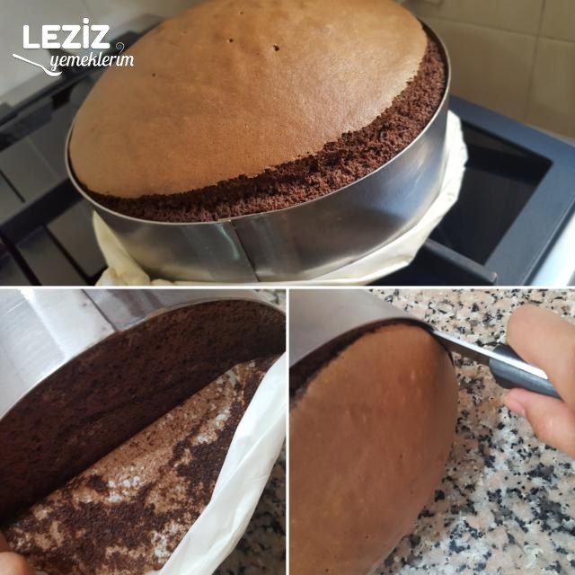 Kabaran Ve Sönmeyen Pofuduk Kakaolu Pandispanya (Ovaleksli)