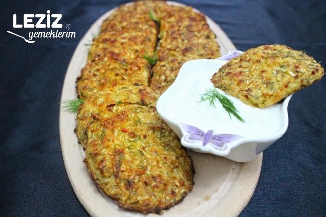 Fırında Karnabahar Mücver (Haşlamadan Kızartmadan)