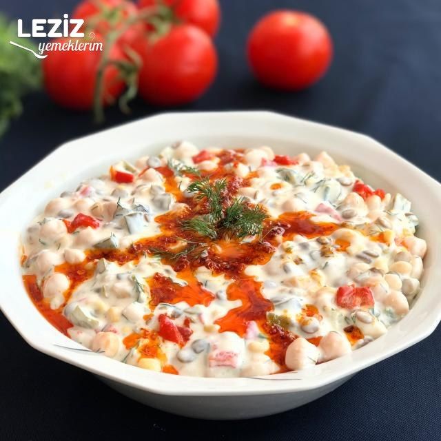 Yoğurtlu Bakliyat Salatası
