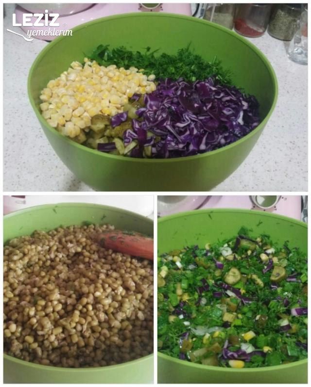 Nefis Maş Fasulyesi Salatası Tarifi