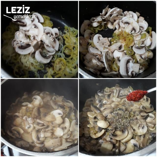 Kremalı Mantarlı Kiş