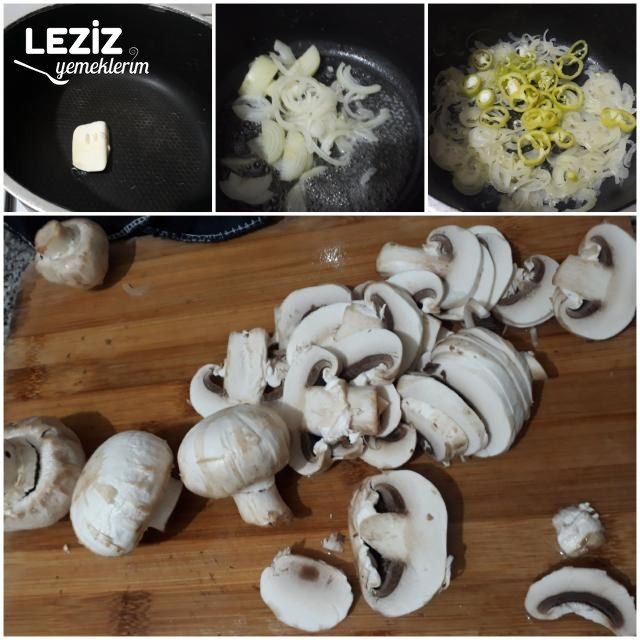 Kremalı Mantarlı Kiş