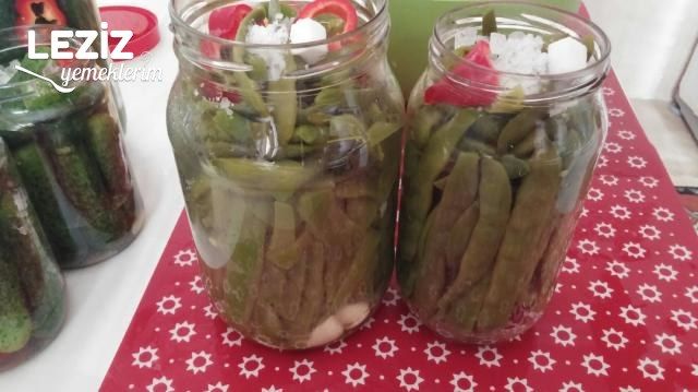 Taze Fasülye Turşusu (Sıcak Su İle)