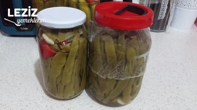 Taze Fasülye Turşusu (Sıcak Su İle)
