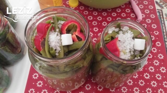 Taze Fasülye Turşusu (Sıcak Su İle)