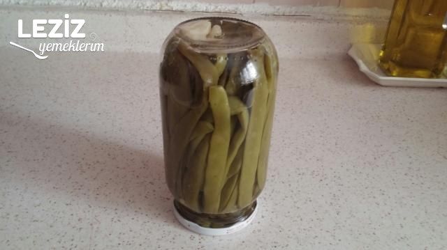 Taze Fasülye Turşusu (Sıcak Su İle)