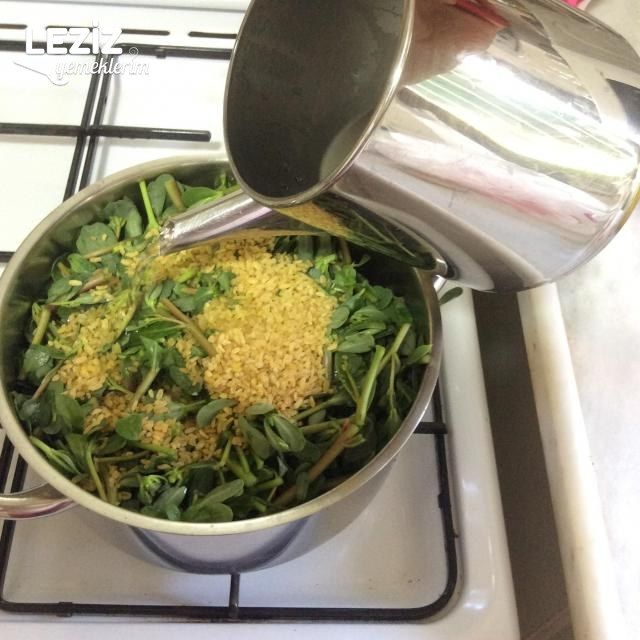 Zeytinyağlı Semizotu Yemeği