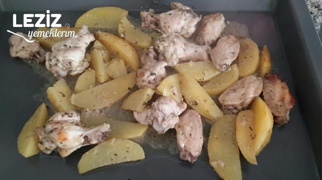 Fırın Poşetinde Tavuk Patates