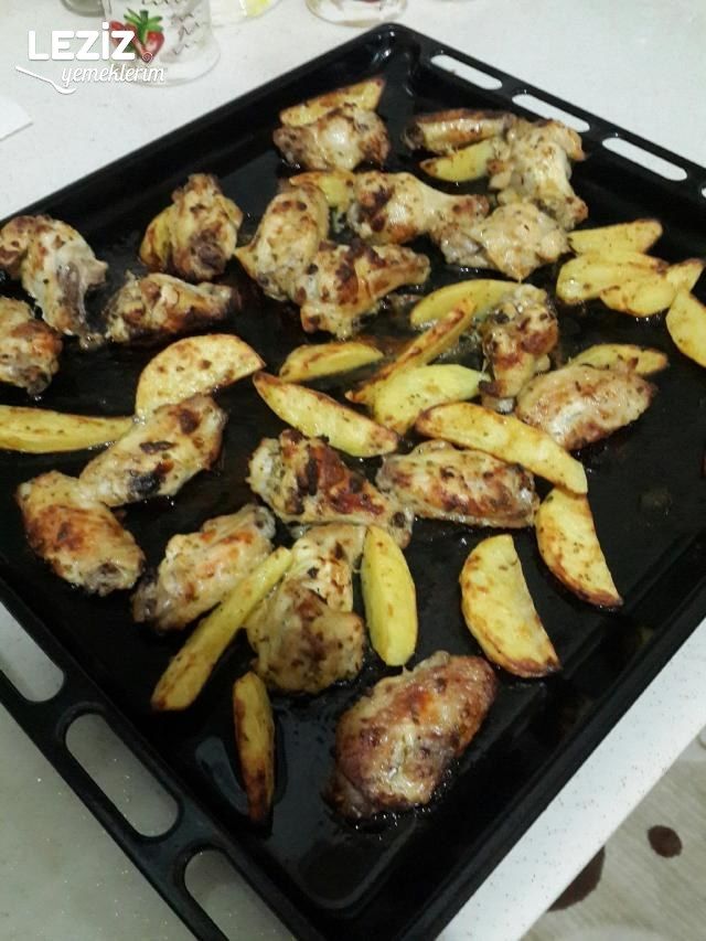 Fırın Poşetinde Tavuk Patates