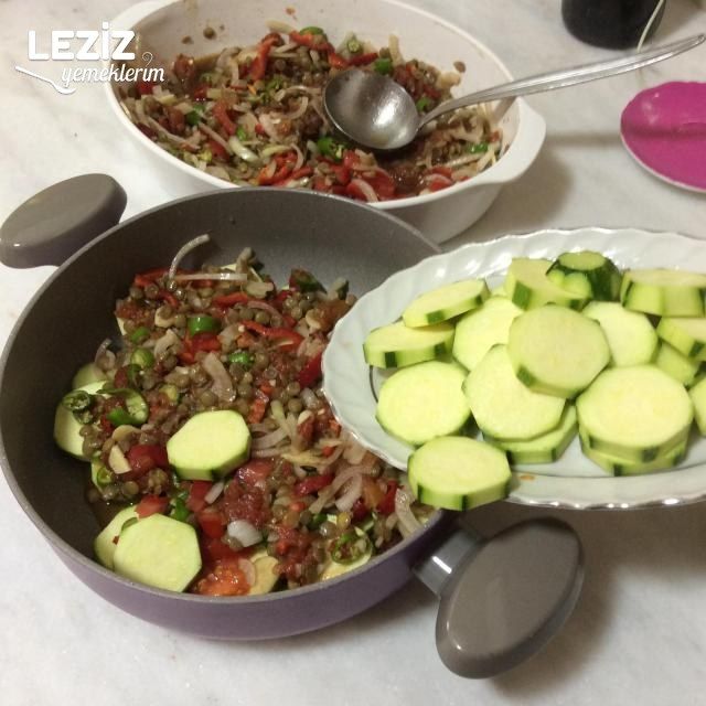 Zeytinyağlı Mercimekli Kabak