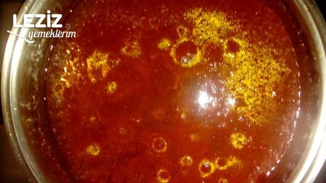 Yağ Eritmek İçin Domates Biberli Karışım